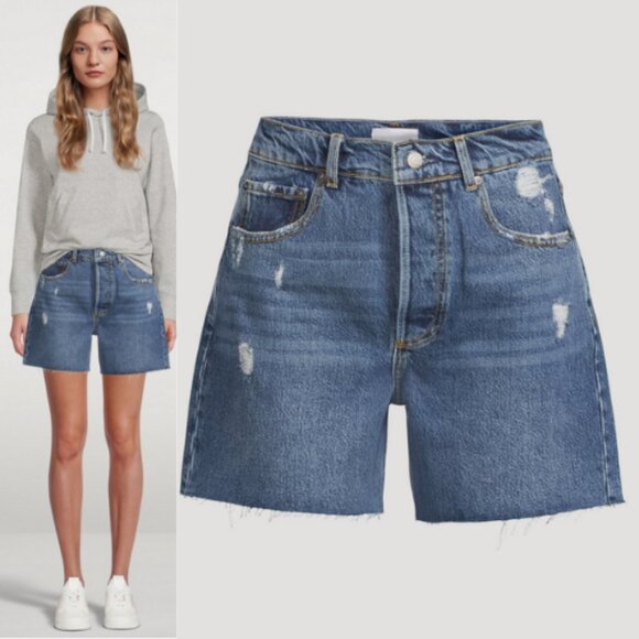 Boyish The Monty Relaxed High-Waisted Shorts Size 24 2323 - Picture 1 of 12
